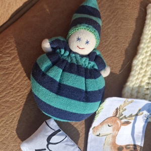 Marokbaba mózeskosárban [2] - játék & sport - baba & babaház - játékbaba, babakellék - Meska.hu