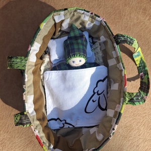 Marokbaba mózeskosárban [3] - játék & sport - baba & babaház - játékbaba, babakellék - Meska.hu