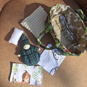 Marokbaba mózeskosárban [3] - játék & sport - baba & babaház - játékbaba, babakellék - Meska.hu