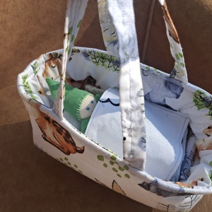 Marokbaba mózeskosárban [7] - játék & sport - baba & babaház - játékbaba, babakellék - Meska.hu