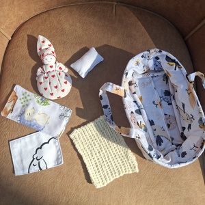 Marokbaba mózeskosárban [9] - játék & sport - baba & babaház - játékbaba, babakellék - Meska.hu