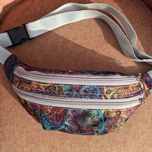 Övtáska plusz zsebbel színes, Táska & Tok, Övtáska, Varrás, MESKA