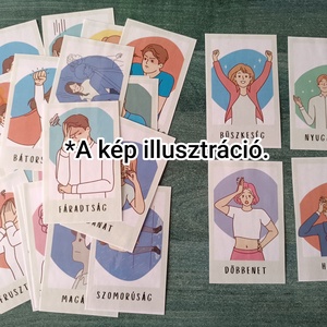 Letölthető-nyomtatható érzelemkártyák - játék & sport - készségfejlesztő és logikai játék - memória játékok - Meska.hu