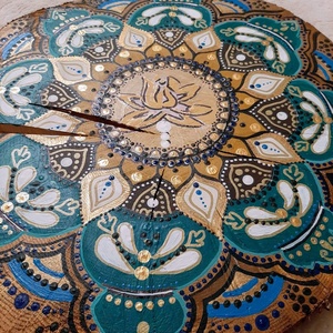 Tűrkz fakorong  mandala -  - Meska.hu