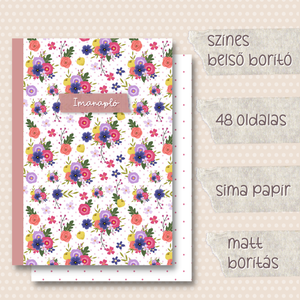 Imanapló - otthon & életmód - papír, írószer - jegyzetfüzet & napló - Meska.hu