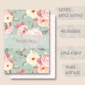 Imanapló - otthon & életmód - papír, írószer - jegyzetfüzet & napló - Meska.hu