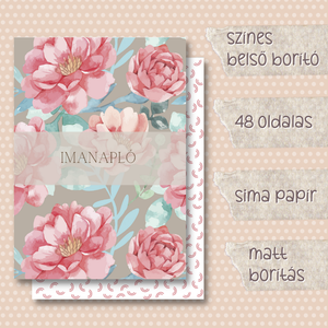 Imanapló - otthon & életmód - papír, írószer - jegyzetfüzet & napló - Meska.hu