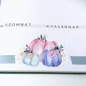 Színes ősz matrica - otthon & életmód - papír, írószer - matrica, matrica csomag - Meska.hu