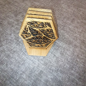 Tölgyfa pohár alátét , Otthon & Életmód, Konyhafelszerelés, tálalás, Tálalás, Tányér- és poháralátét, , MESKA