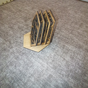 Tölgyfa pohár alátét  - otthon & életmód - konyhafelszerelés, tálalás - tálalás - tányér- és poháralátét - Meska.hu