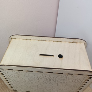 Személyre szabott fa persely �  fél millió gyűjtési cél - otthon & életmód - dekoráció - asztal és polc dekoráció - persely - Meska.hu