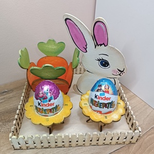 Húsvéti tojás gyűjtő dísz , Otthon & Életmód, Dekoráció, Húsvéti asztaldíszek, Gravírozás, pirográfia, Famegmunkálás, MESKA