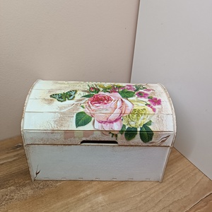 Egyedi kincses fa láda -szemelyre szabható  - Meska.hu