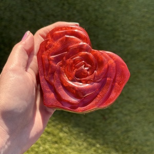 Ékszertartó rózsaszín-arany - ékszer - ékszertartó - ékszerdoboz - Meska.hu