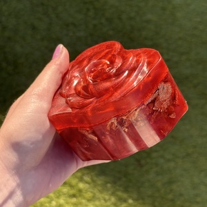 Ékszertartó rózsaszín-arany - ékszer - ékszertartó - ékszerdoboz - Meska.hu