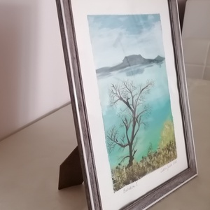 A Balaton Fonyódnál - művészet - festmény - akril - Meska.hu