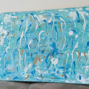 Absztrakt, modern, Fluid Art akril festmény, Művészet, Festmény, Akril, Festészet, MESKA