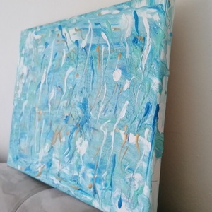 Absztrakt, modern, Fluid Art akril festmény - művészet - festmény - akril - Meska.hu