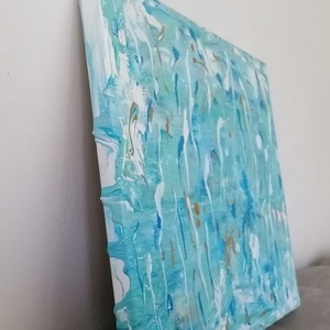 Absztrakt, modern, Fluid Art akril festmény - művészet - festmény - akril - Meska.hu