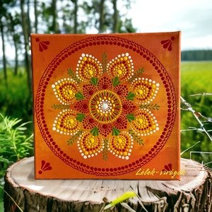 Nyári virág mandala - Meska.hu