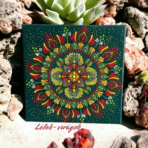 Nyári hangulatok mandala - otthon & életmód - dekoráció - spiritualitás - mandala - Meska.hu