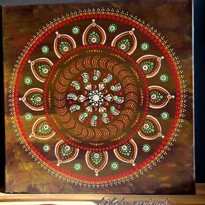 Őszi hangulat mandala - otthon & életmód - dekoráció - spiritualitás - mandala - Meska.hu