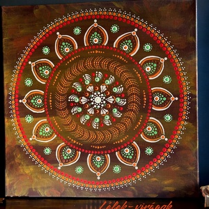 Őszi hangulat mandala - otthon & életmód - dekoráció - spiritualitás - mandala - Meska.hu