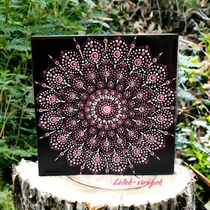 Rózsaszín világ mandala - otthon & életmód - dekoráció - spiritualitás - mandala - Meska.hu