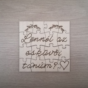 Tanúfelkérő puzzle - Meska.hu
