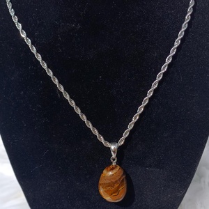 Tigrisszem nyaklánc - ékszer - nyaklánc - medálos nyaklánc - Meska.hu