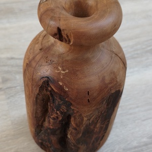 fa váza, Otthon & Életmód, Virágdekoráció, Virágtartó, Váza, Famegmunkálás, MESKA