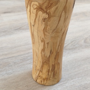 Cserjéből készült, egyedi fa díszváza.  - otthon & életmód - virágdekoráció - virágtartó - váza - Meska.hu