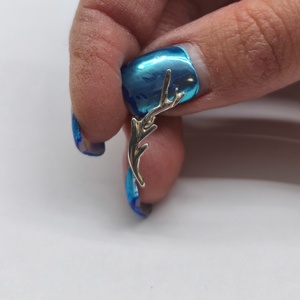 Aggancs alakú fél pár fülbevaló , Ékszer, Fülbevaló, Fülékszer, Ékszerkészítés, Ötvös, MESKA