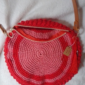 Egyedi horgolt crossbody, válltáska - táska & tok - kézitáska & válltáska - válltáska - Meska.hu