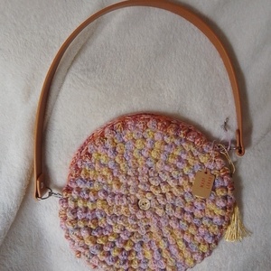 Egyedi horgolt crossbody, válltáska, Táska & Tok, Kézitáska & válltáska, Válltáska, Horgolás, MESKA