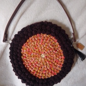 Egyedi horgolt crossbody, válltáska, Táska & Tok, Kézitáska & válltáska, Válltáska, Horgolás, MESKA