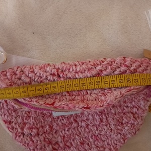 Egyedi horgolt crossbody, válltáska, övtáska - táska & tok - övtáska - Meska.hu