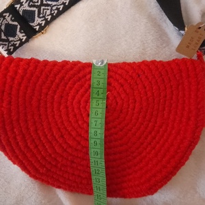 Egyedi horgolt crossbody, válltáska, övtáska - táska & tok - övtáska - Meska.hu