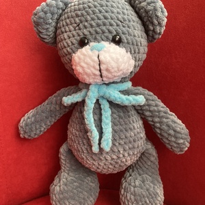 Horgolt amigurumi Barnabás maci, Játék & Sport, Plüssállat & Játékfigura, Maci, Horgolás, Hímzés, MESKA