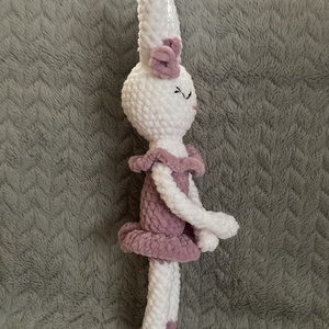 Horgolt amigurumi Borka balerina nyuszi - játék & sport - plüssállat & játékfigura - nyuszi - Meska.hu