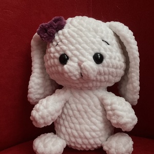 Horgolt amigurumi Ariel nyuszi, Játék & Sport, Plüssállat & Játékfigura, Nyuszi, Horgolás, Hímzés, MESKA