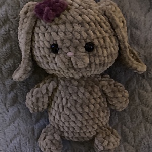 Horgolt amigurumi Panna nyuszi - játék & sport - plüssállat & játékfigura - nyuszi - Meska.hu
