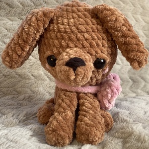 Horgolt amigurumi kiskutya - Meska.hu