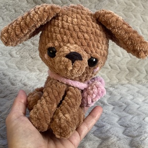 Horgolt amigurumi kiskutya - játék & sport - plüssállat & játékfigura - kutya - Meska.hu