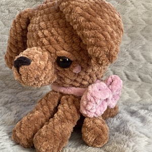 Horgolt amigurumi kiskutya - játék & sport - plüssállat & játékfigura - kutya - Meska.hu