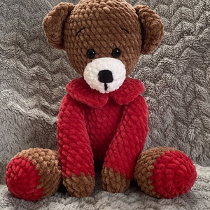 Horgolt amigurumi maci, Játék & Sport, Plüssállat & Játékfigura, Maci, Horgolás, Hímzés, MESKA