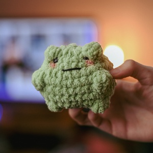 Popós béka  - játék & sport - plüssállat & játékfigura - béka - Meska.hu