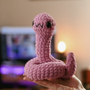 Rózsaszín kígyó, Játék & Sport, Plüssállat & Játékfigura, Más figura, , MESKA