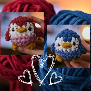 Bubi pingvin, Játék & Sport, Plüssállat & Játékfigura, Madár, Horgolás, Varrás, MESKA