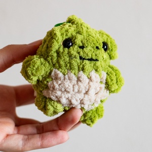 Bubi béka, Játék & Sport, Plüssállat & Játékfigura, Béka, Horgolás, Varrás, MESKA